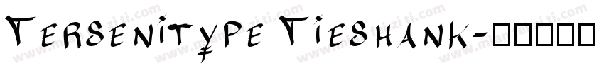 Tersenitype Tieshank字体转换